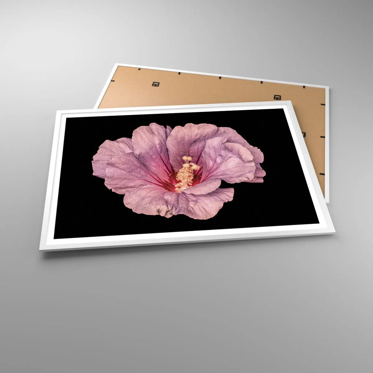 Poster în ramă albă - Direct la inimă - 100x70 cm