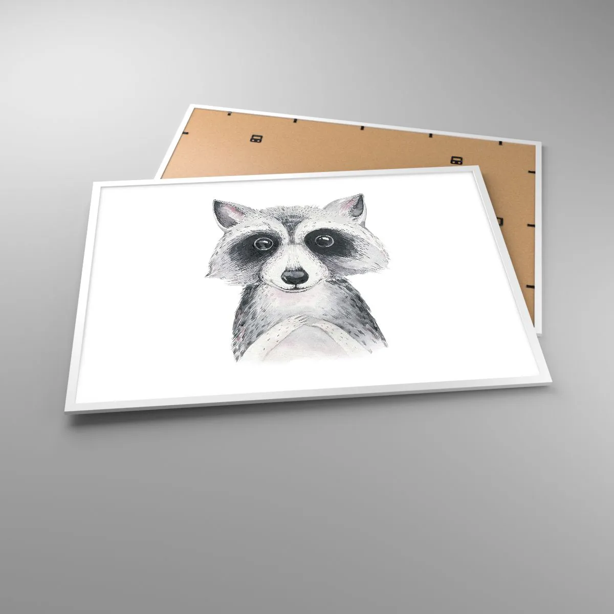 Poster in einem weißen Rahmen - Ein Moment zum Bewegen - 100x70 cm