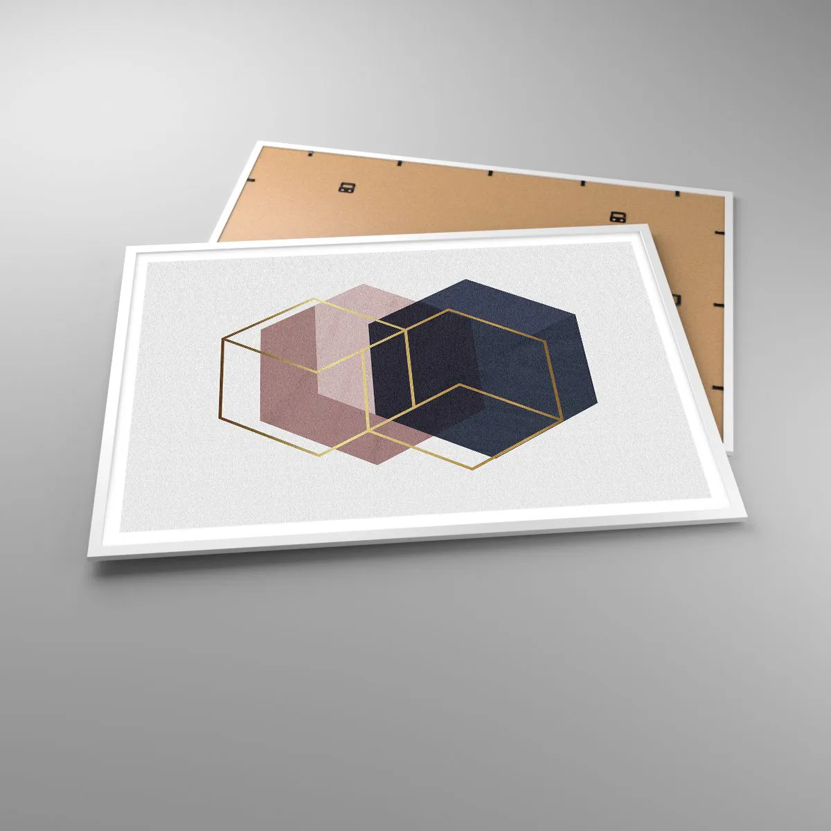 Affiche dans un cadre blanc - Poster - Le pouvoir de la simplicité - 100x70 cm