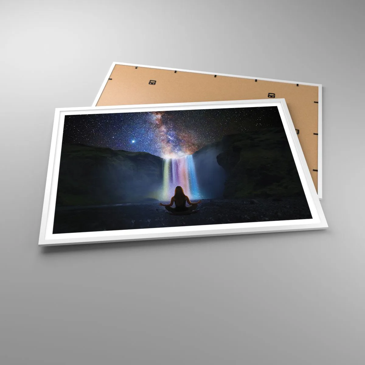 Poster in einem weißen Rahmen - Absolute Harmonie - 100x70 cm