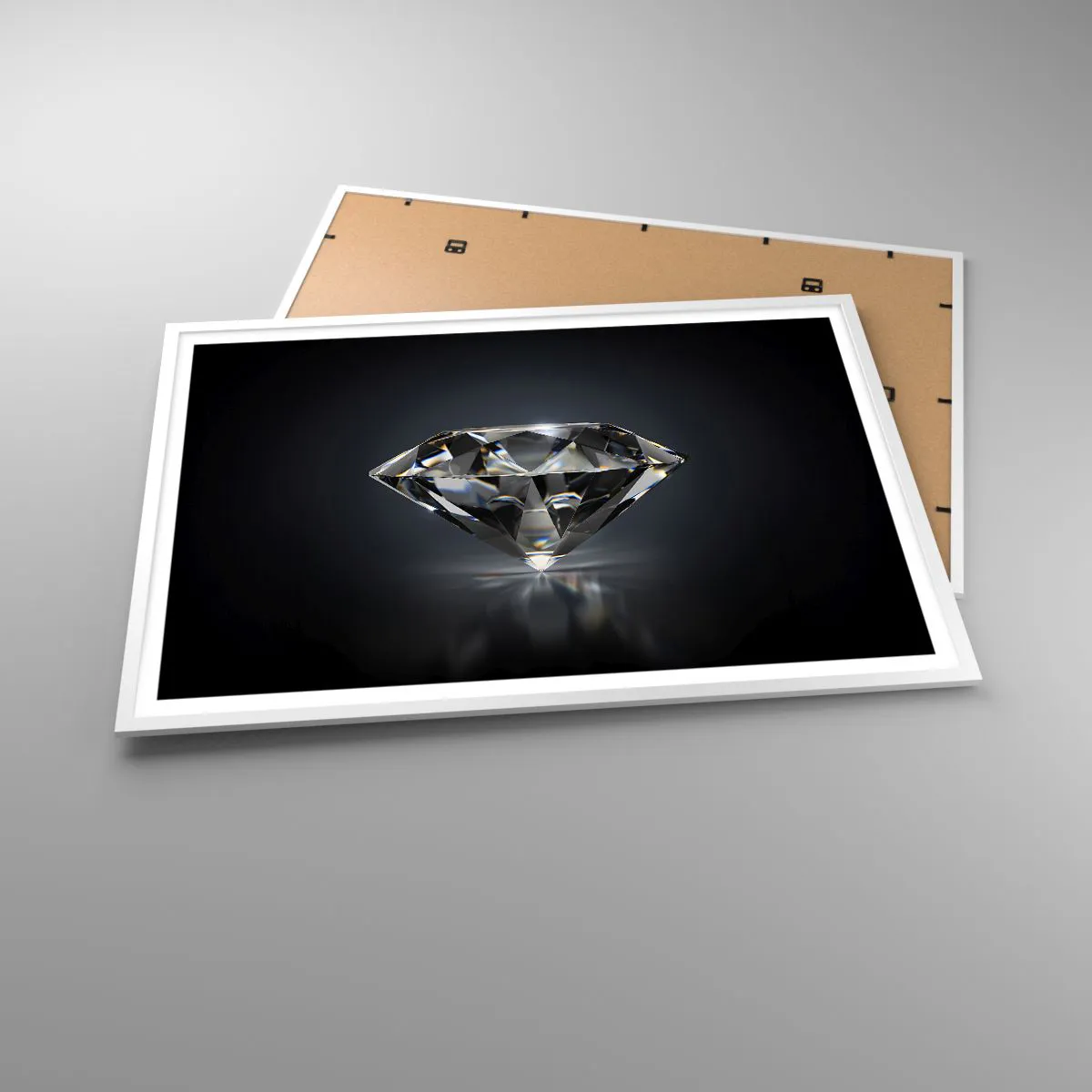 Plakát v bílém rámu - Best girls friend - 100x70 cm