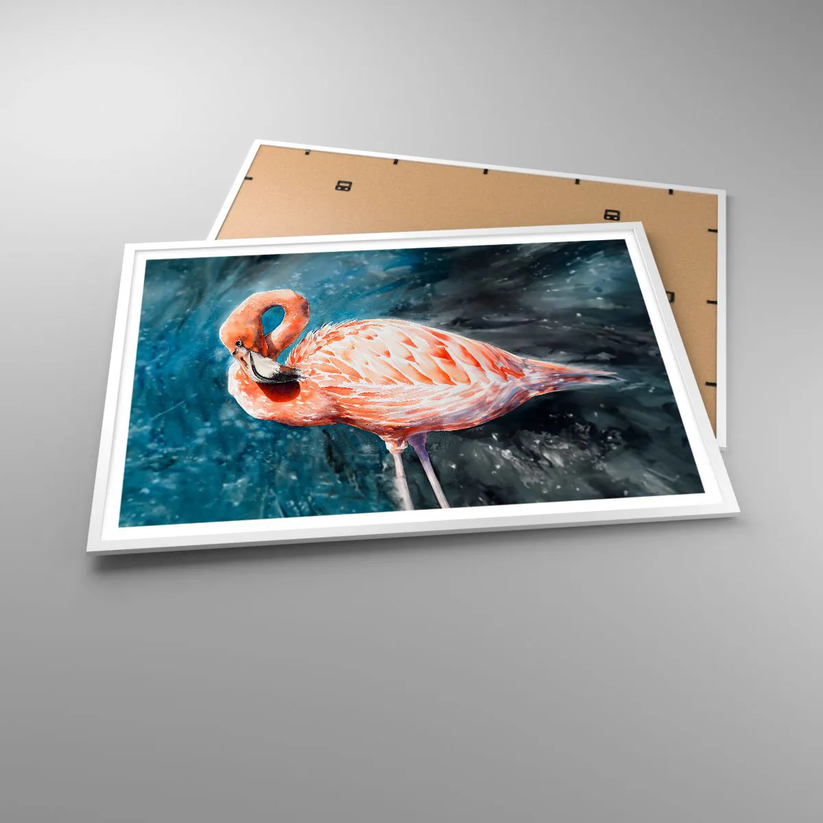 Affiche dans un cadre blanc - Poster - Décoratif par nature - 100x70 cm