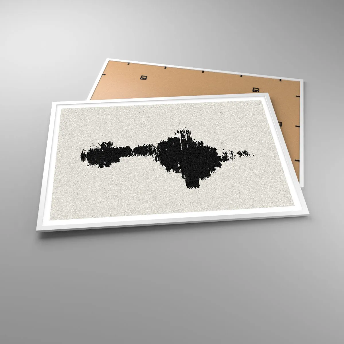 Plagát v bielom ráme - Vibrácie predstavivosti - 100x70 cm