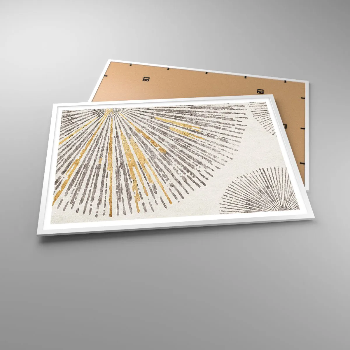 Affisch i vit ram - Radiens skönhet - 100x70 cm