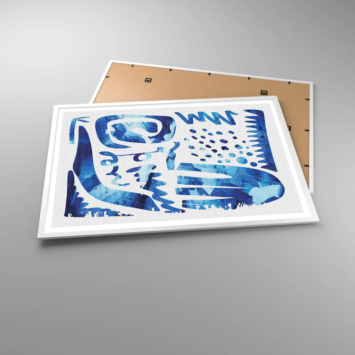 Poster in white frmae - Return to the Roots - 100x70 cm