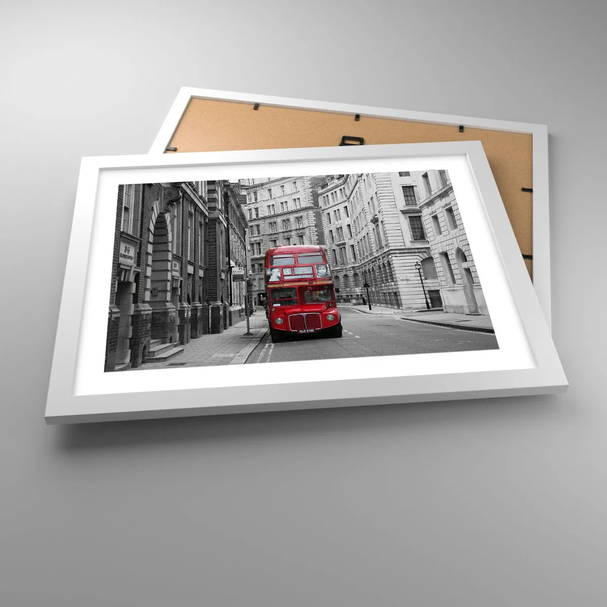 Poster in einem weißen Rahmen - Der Alltag muss nicht grau sein - 40x30 cm