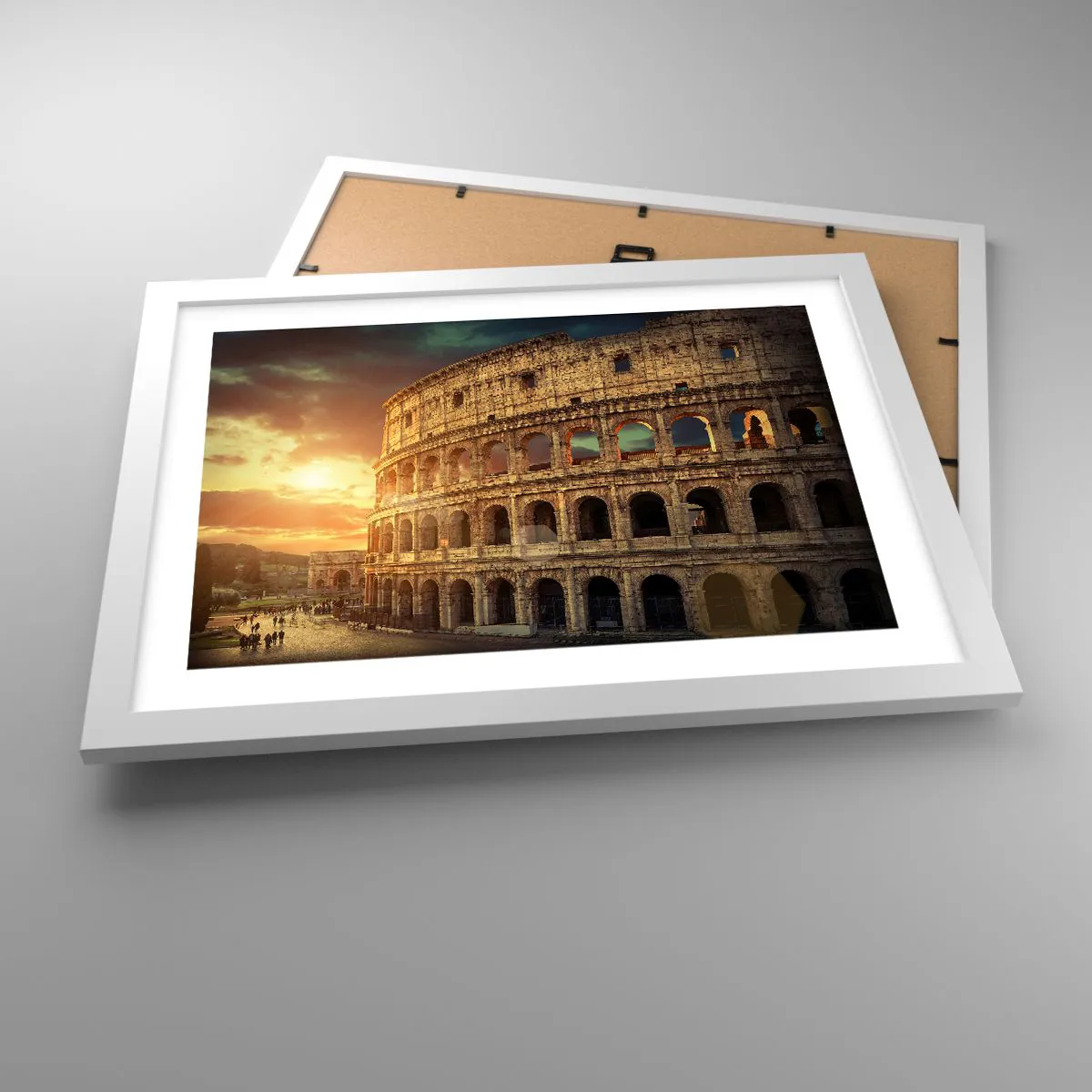 Affisch i vit ram - Kolossalt intryck - 40x30 cm