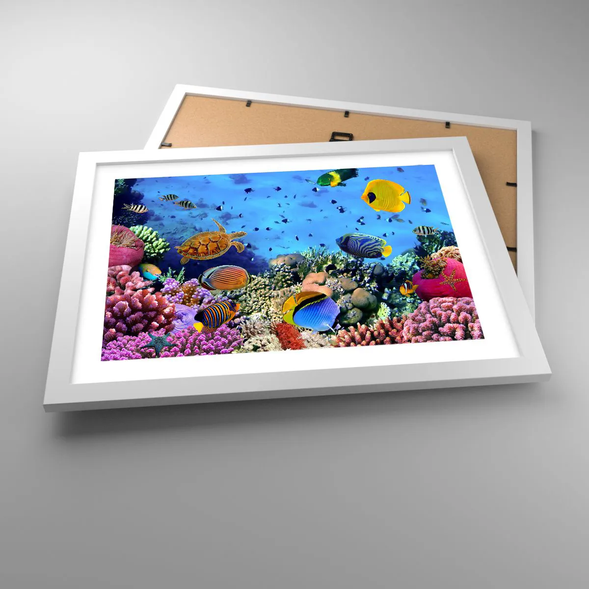 Affiche dans un cadre blanc - Poster - Et que sait-on de la vie… - 40x30 cm