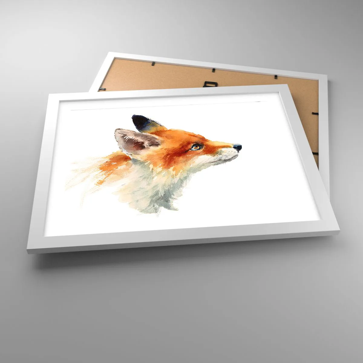 Poster in een witte lijst - Je kunt nooit voorzichtig genoeg zijn - 40x30 cm