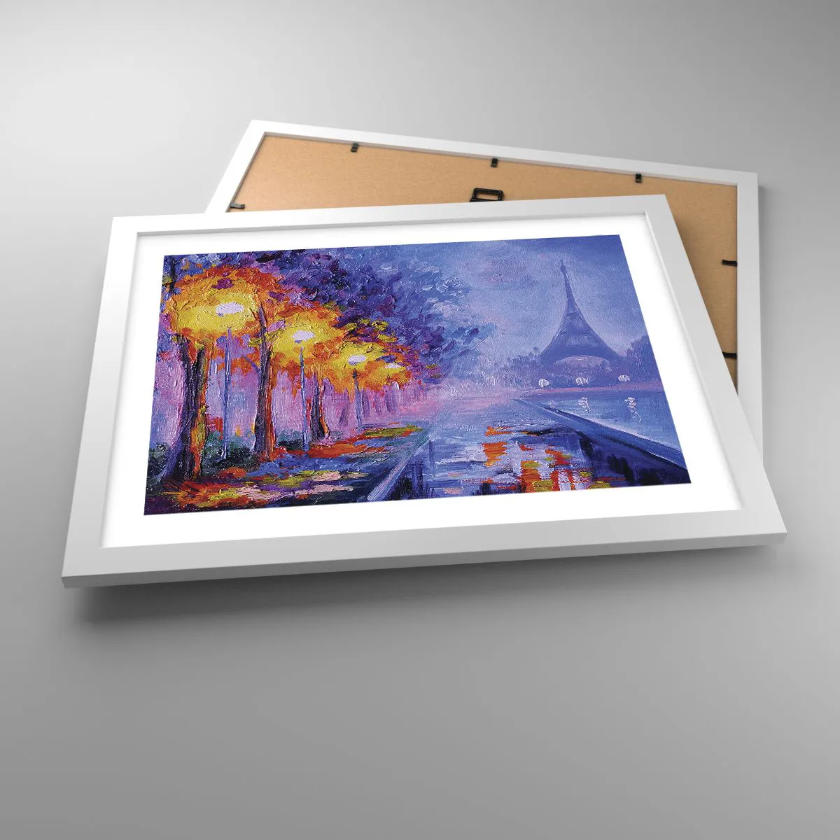 Plakat w białej ramie - Wymarzony spacer - 40x30 cm