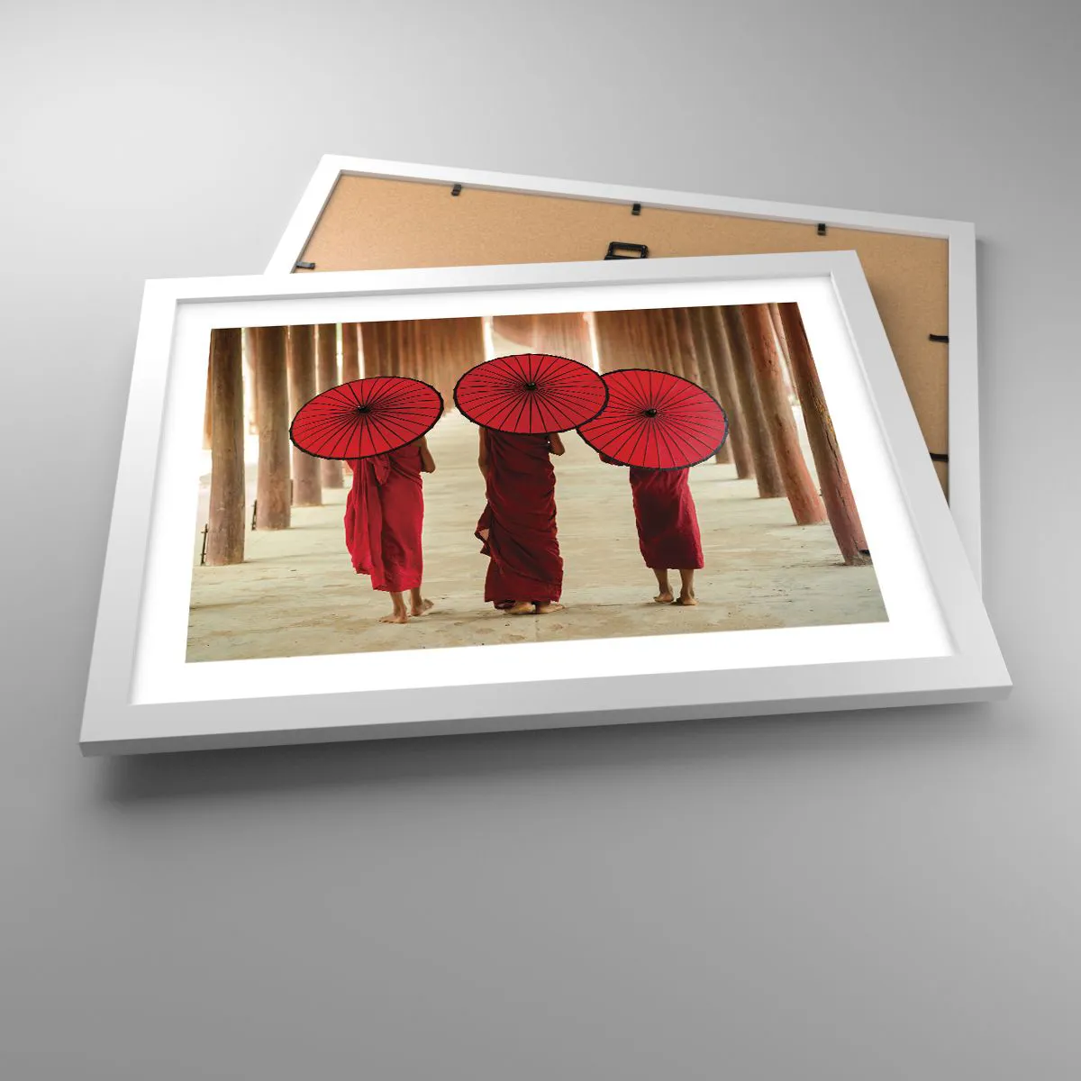 Poster in white frmae - On the Way to Pure Country - 40x30 cm