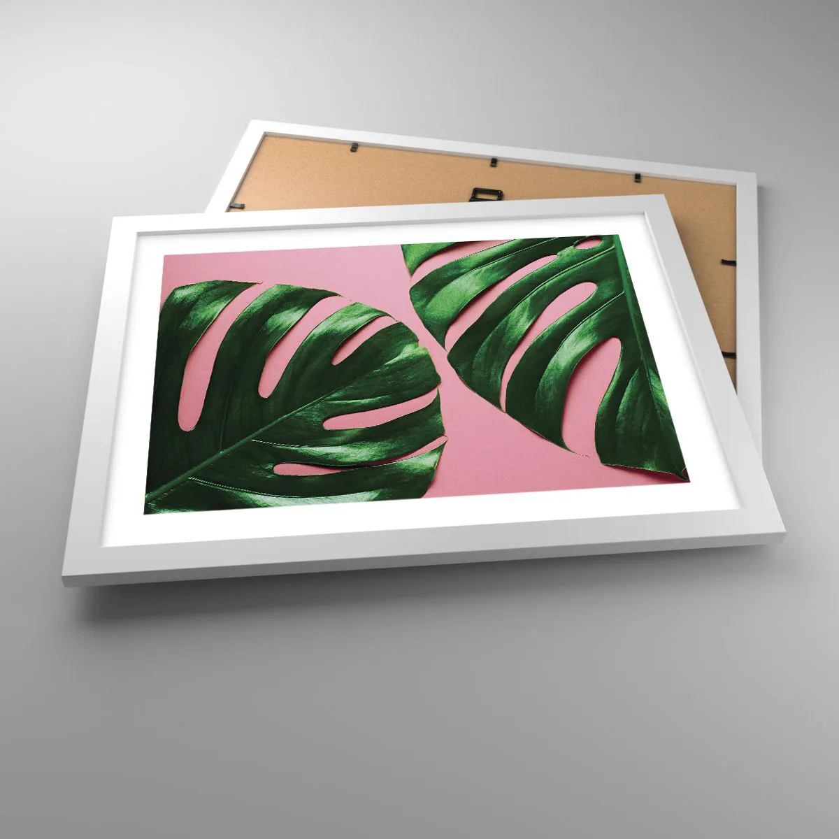 Affiche dans un cadre blanc - Poster - Rendez-vous vert - 40x30 cm