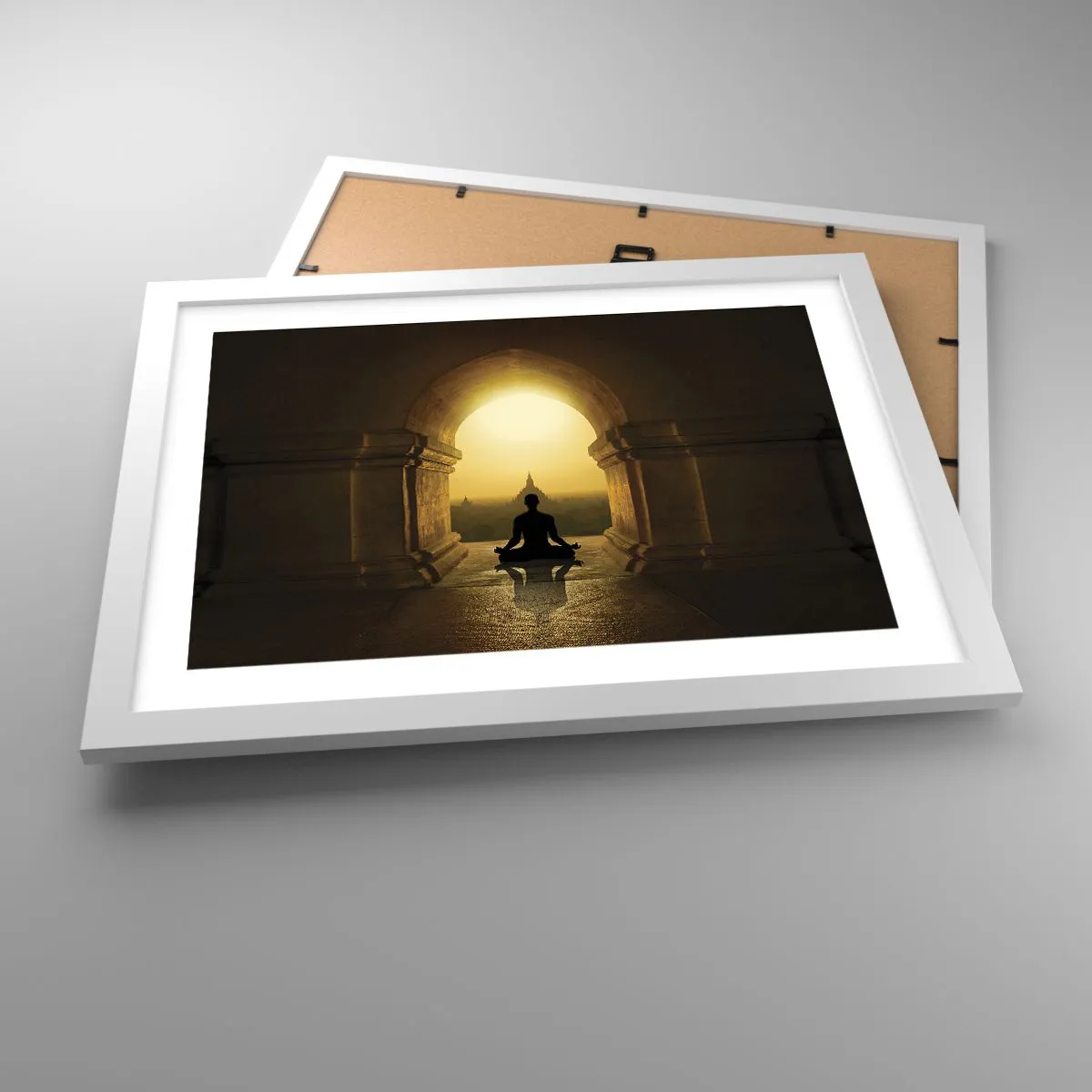 Poster în ramă albă - Armonie completă - 40x30 cm