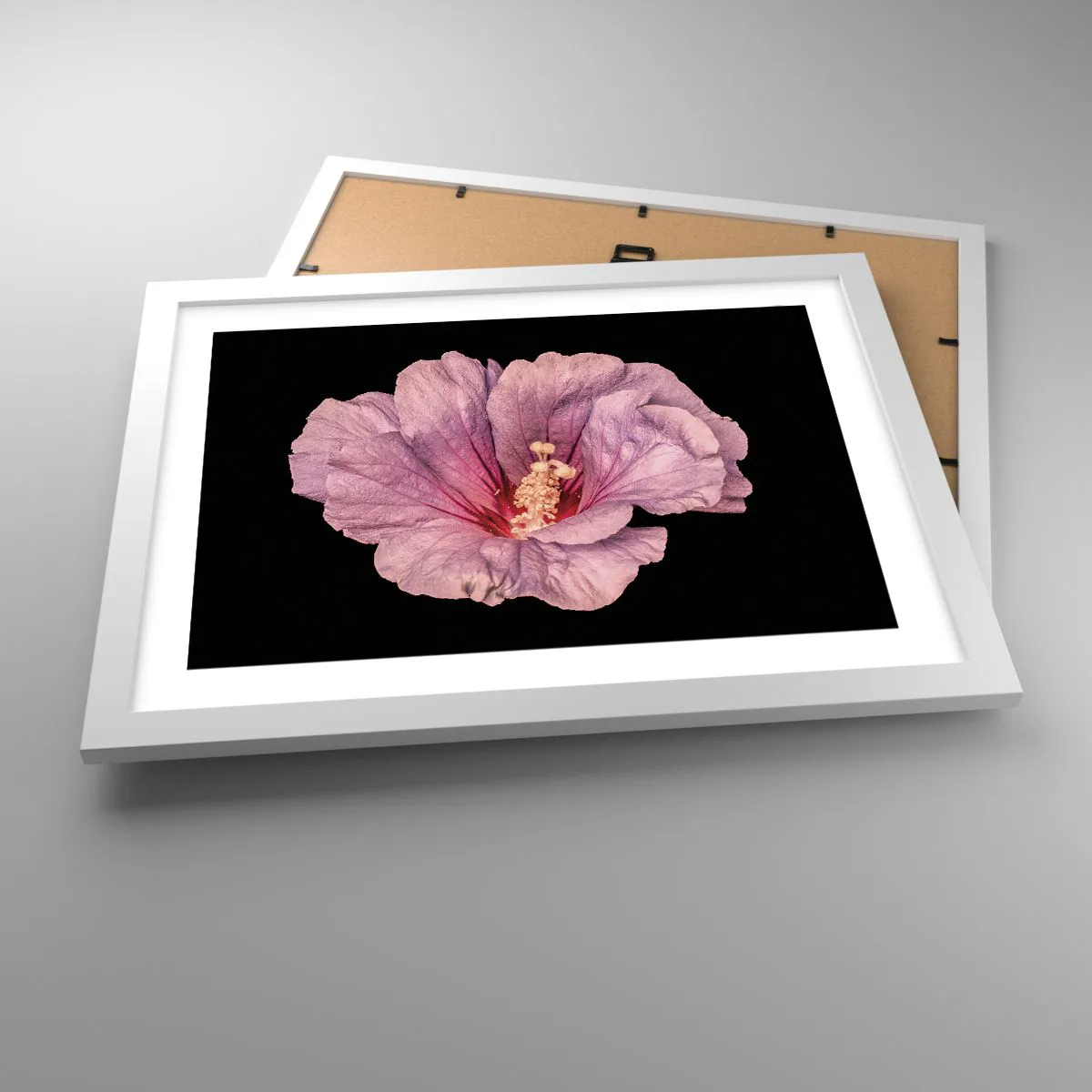 Poster in einem weißen Rahmen - Direkt ins Herz - 40x30 cm