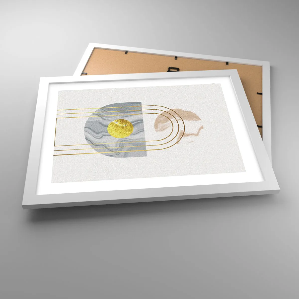 Plakat i hvid ramme - Lysstyrke og udstråling - 40x30 cm