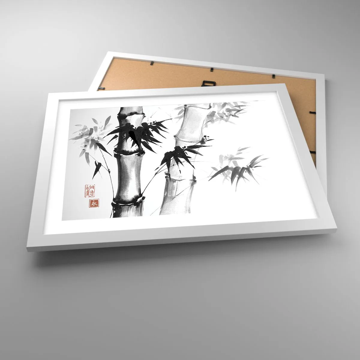 Póster en marco blanco - Primer plano de Oriente - 40x30 cm