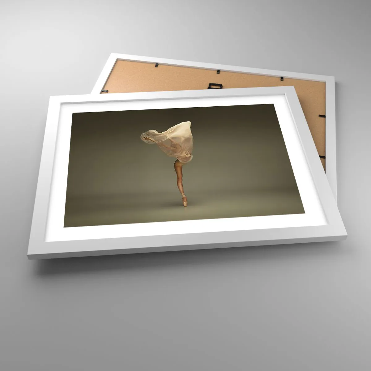 Affiche dans un cadre blanc - Poster - Il va bientôt s'envoler - 40x30 cm