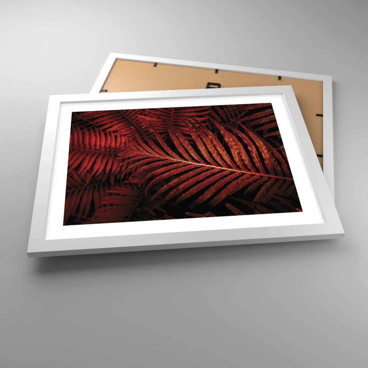 Poster in white frmae - Heat of Life - 40x30 cm