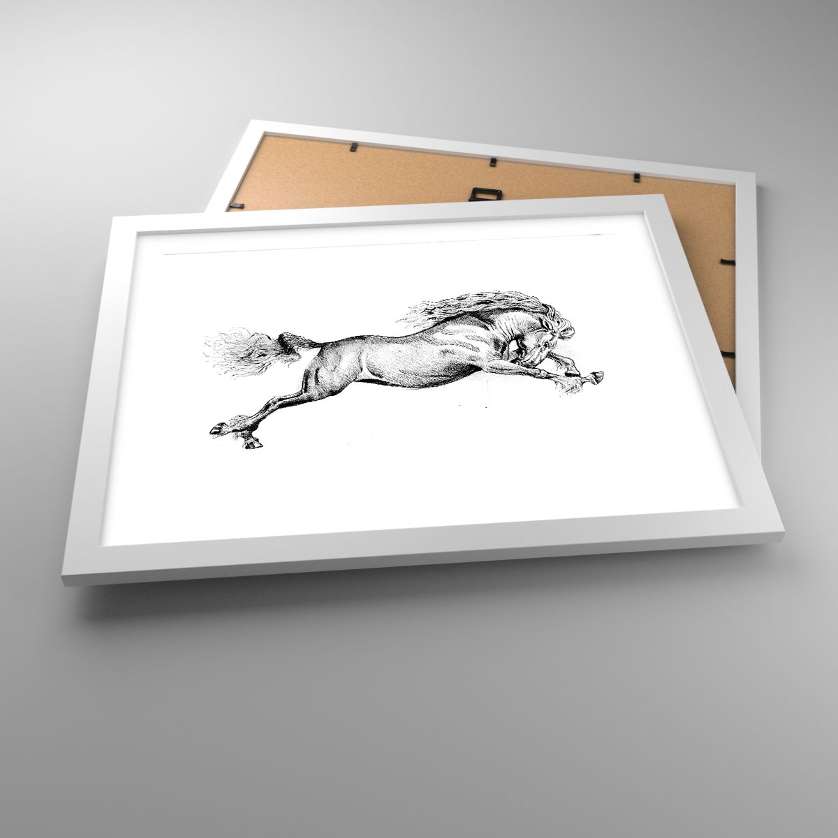 Poster Cavallo, Poster Animali, Poster Grafica, Poster Bianco E Nero, Poster Salto