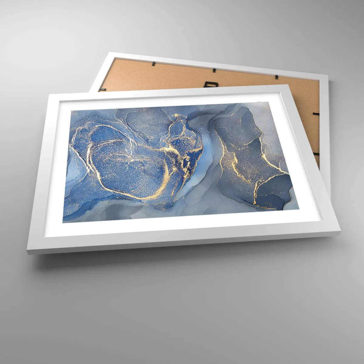 Poszter fekete keretben - Arany por - 40x30 cm