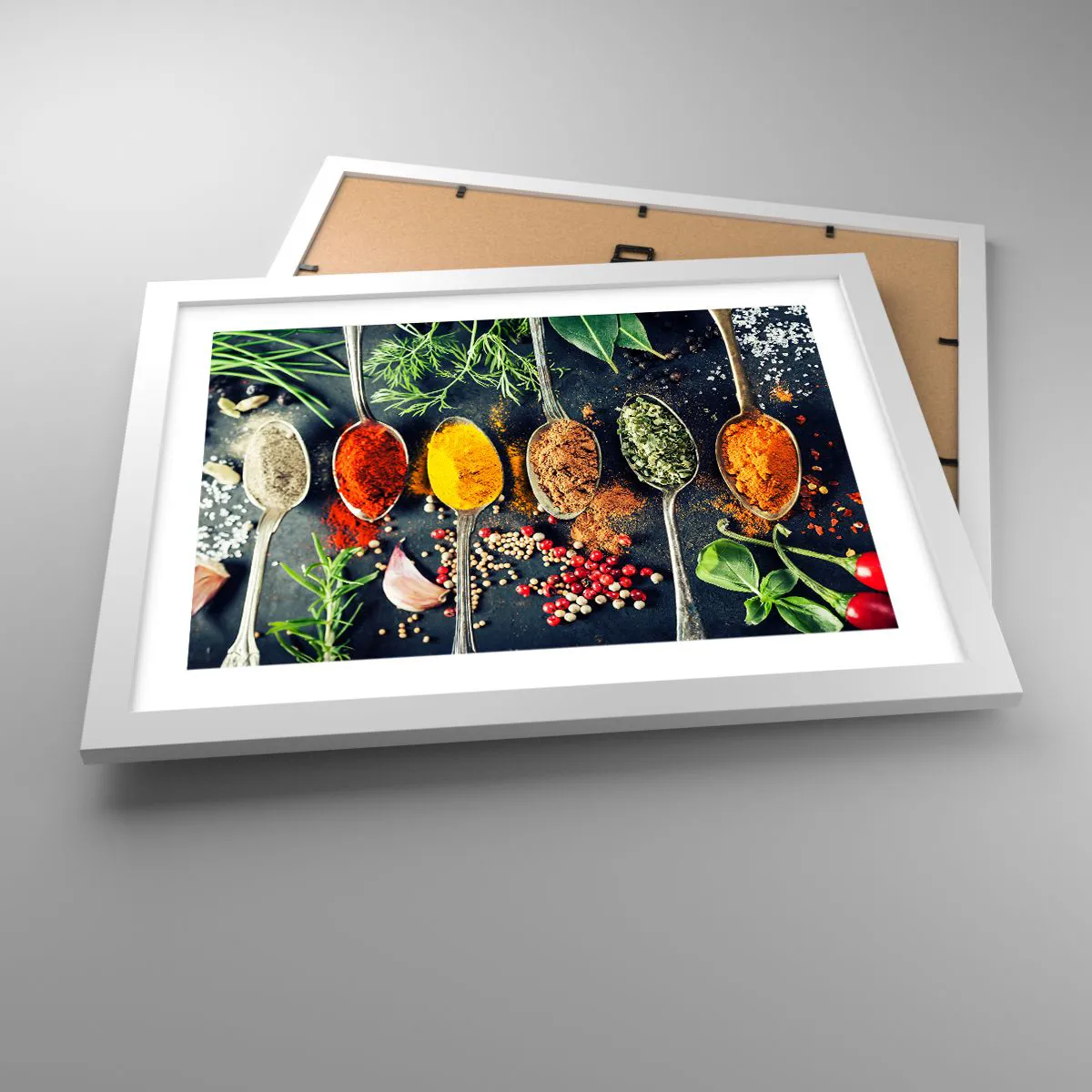 Poster in white frmae - Culinary Magic - 40x30 cm