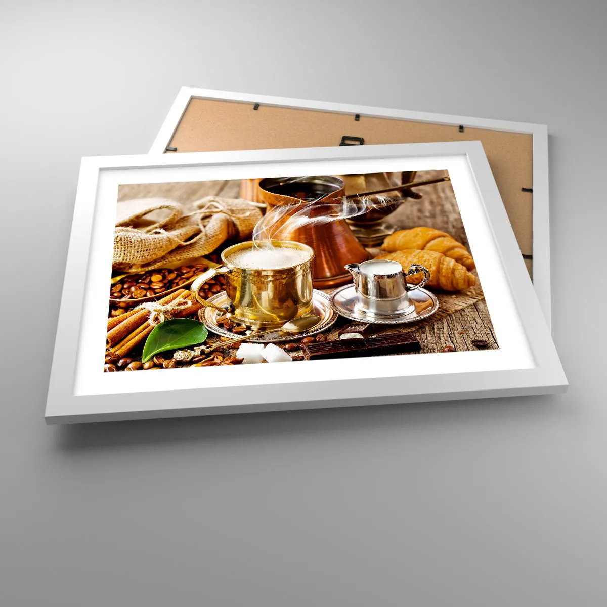 Pôster em moldura branca - Bons dias! - 40x30 cm