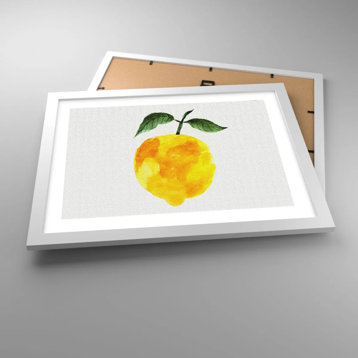 Plagát v bielom ráme - Ako spoznať chuť slnka - 40x30 cm