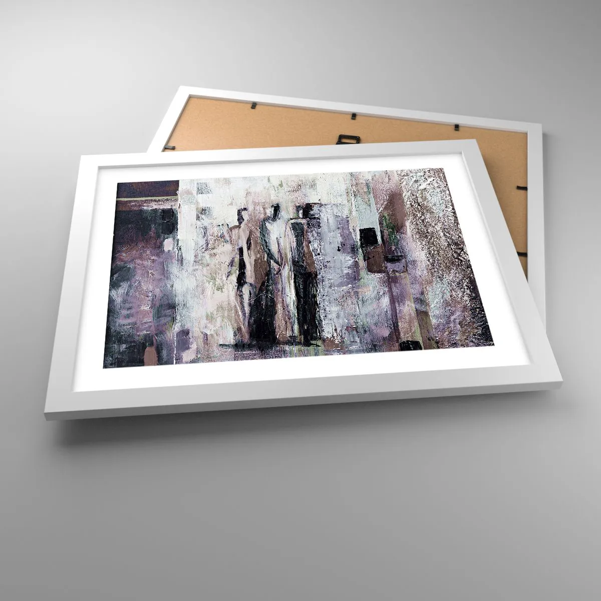 Poster în ramă albă - Cei trei misterioși - 40x30 cm