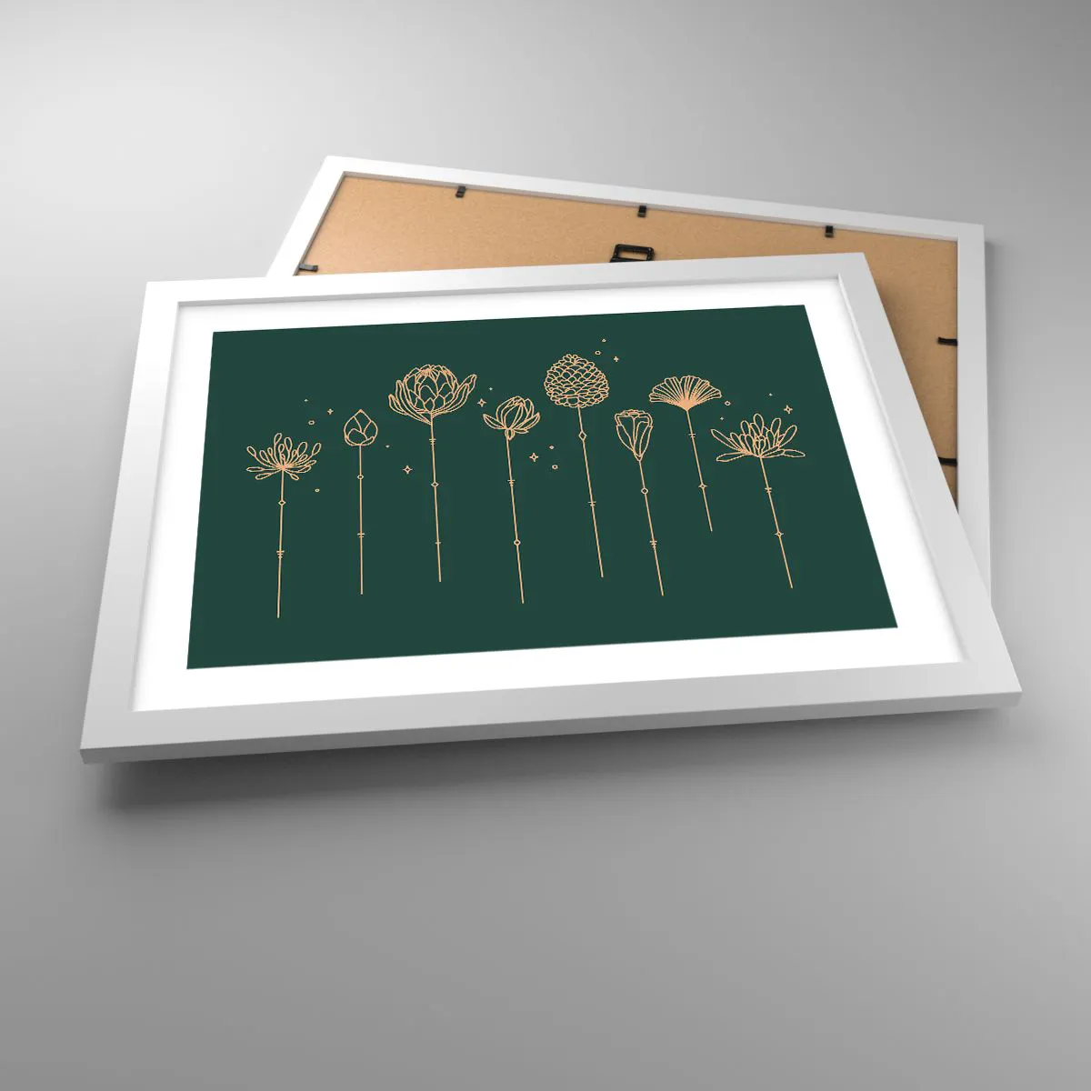 Affisch i vit ram - Familjen ÖRTsson - 40x30 cm