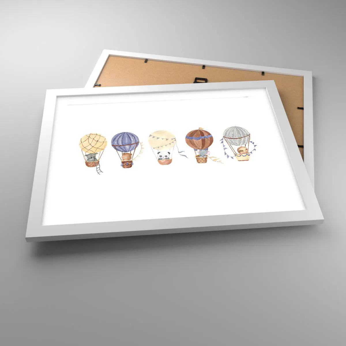 Poszter fekete keretben - Barátok egy utazáson - 40x30 cm