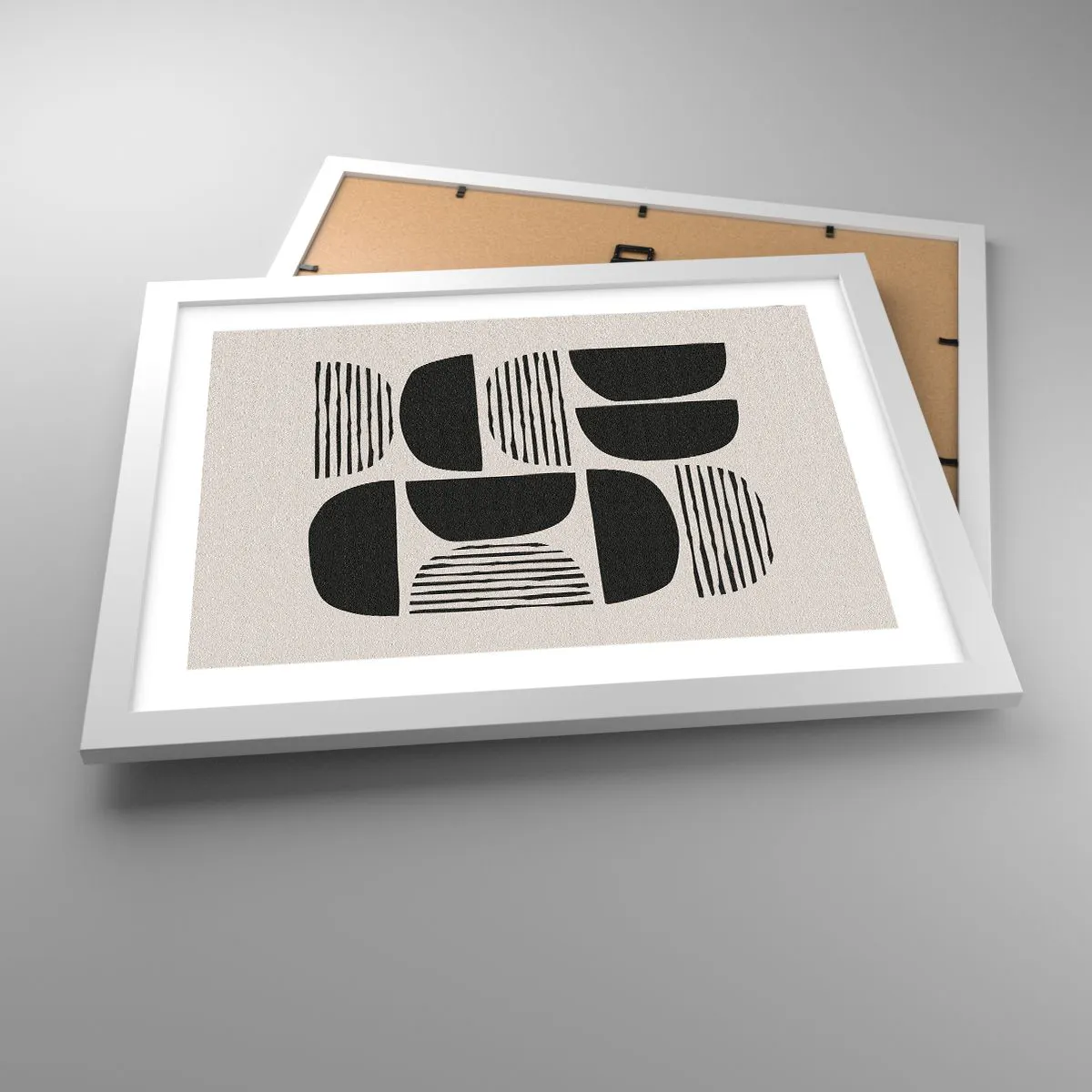 Poster in white frmae - Half-Systems - 40x30 cm