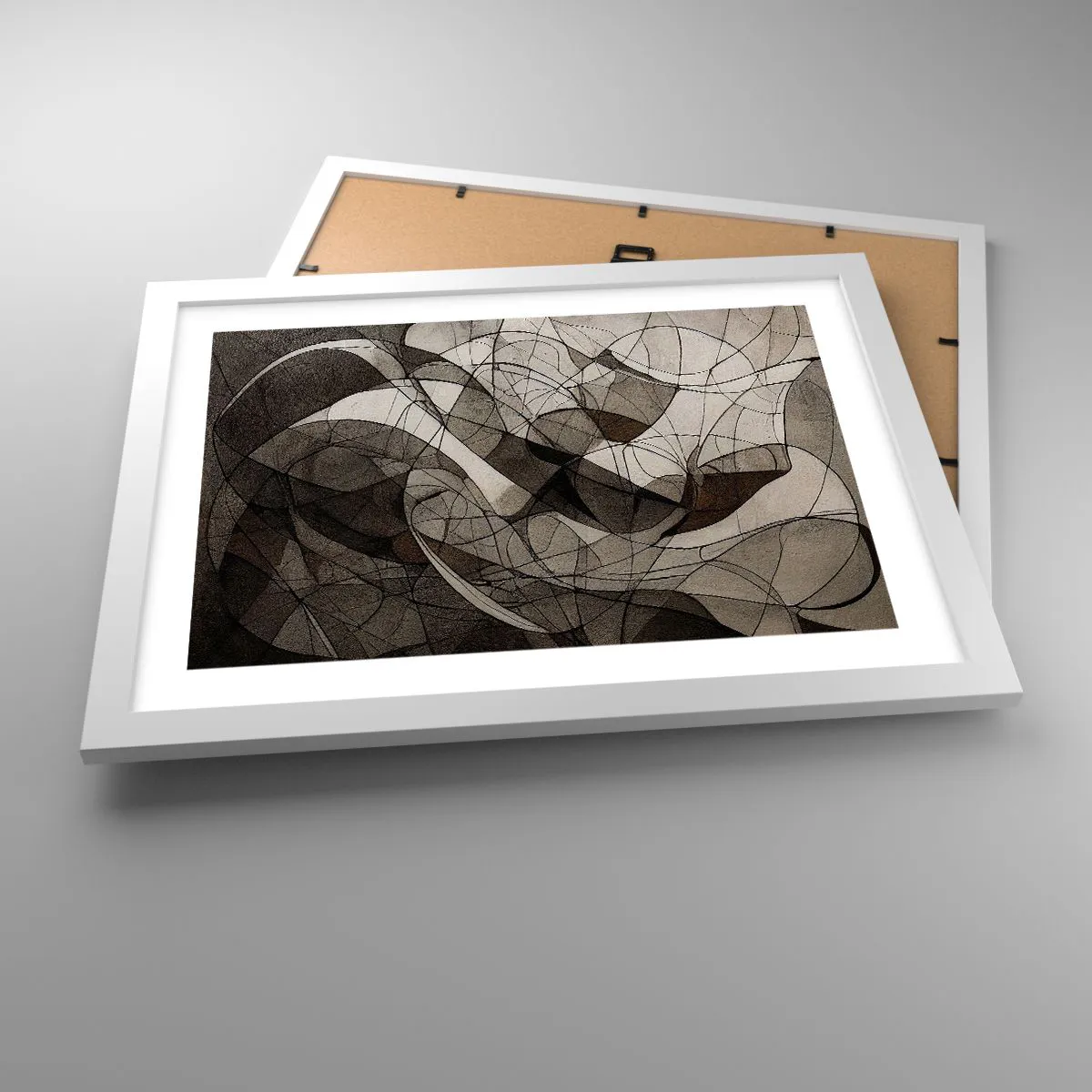 Plagát v bielom ráme - Obeh farieb Zeme - 40x30 cm