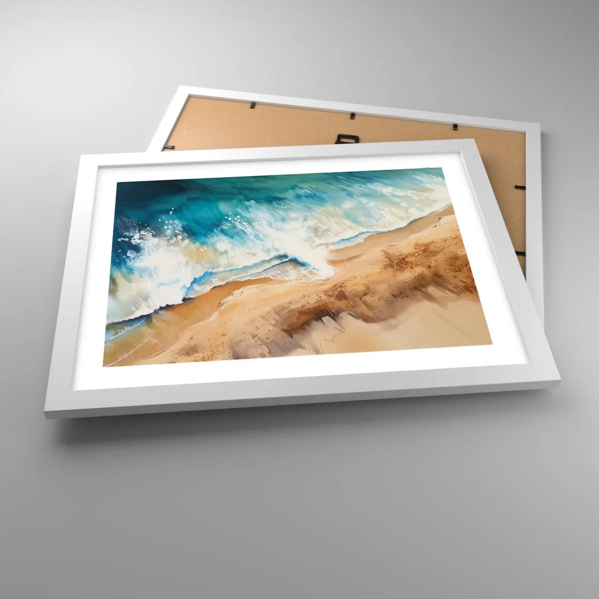 Poszter fekete keretben - Visszatérő hullám - 40x30 cm