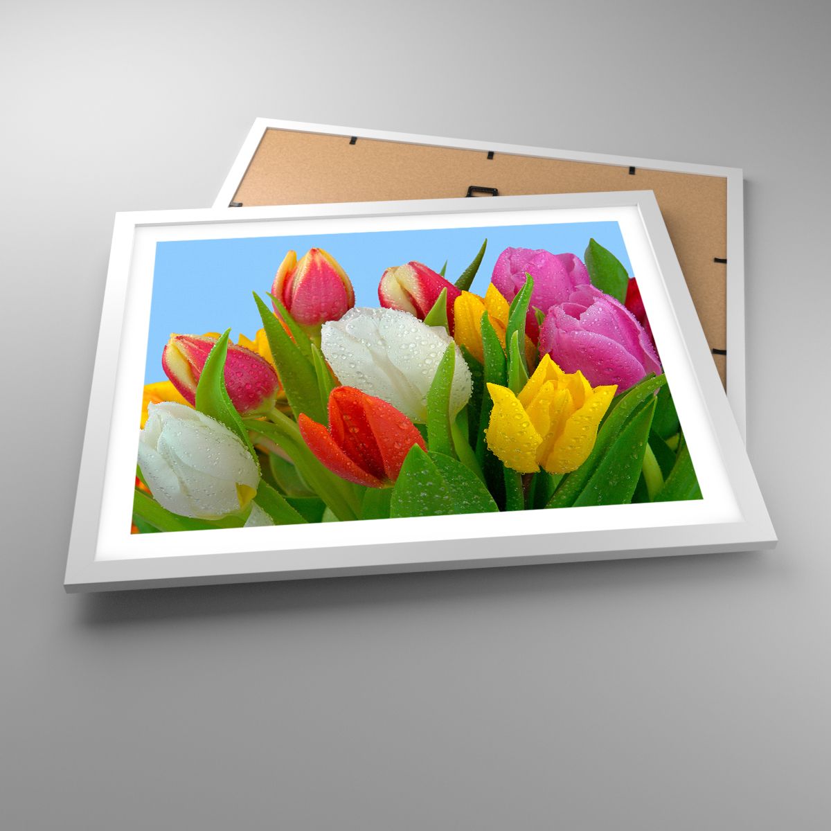 Affiche Tulipes, Affiche Fleurs, Affiche Bouquet De Fleurs, Affiche La Nature, Affiche Fleurs Colorées