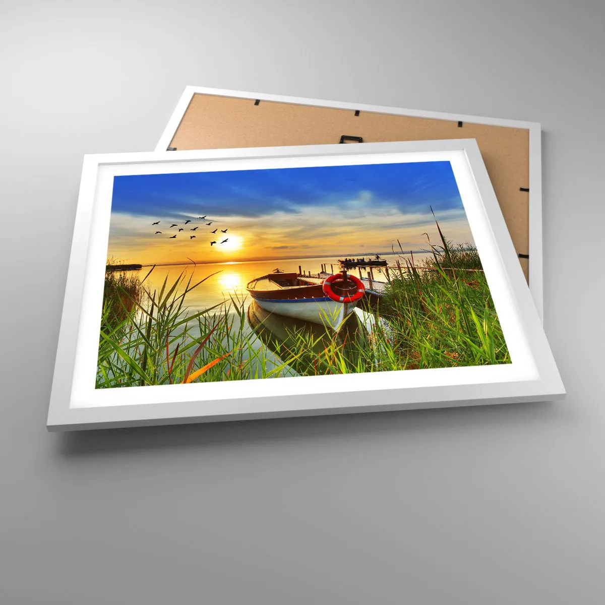 Poszter fekete keretben - A kormoránok már repülnek el - 50x40 cm