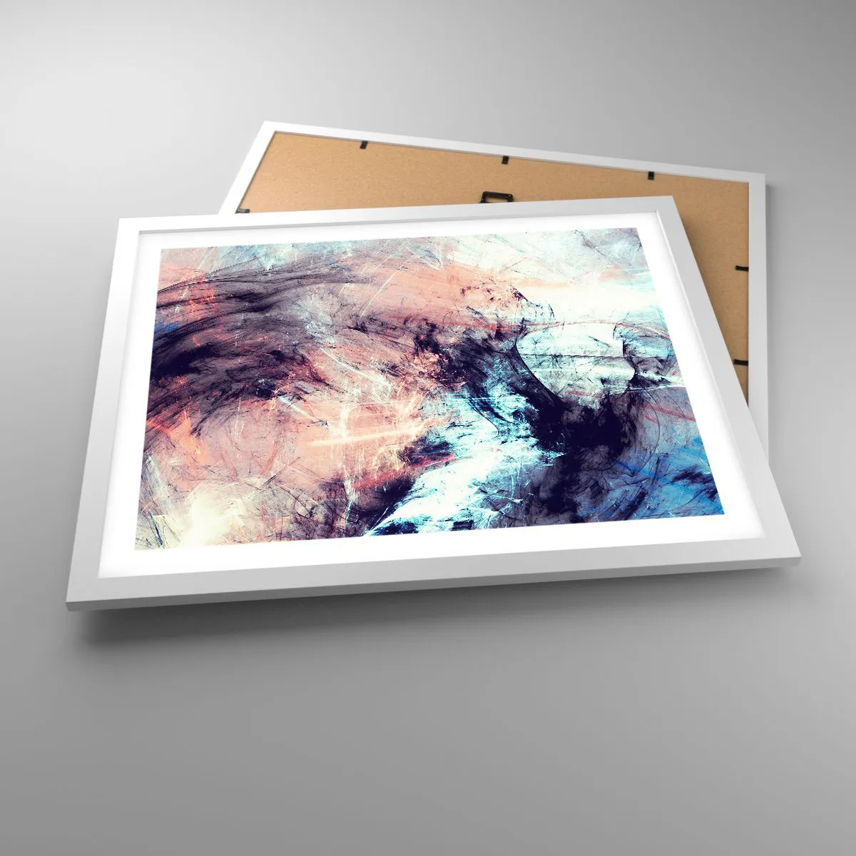 Plakat w białej ramie - Poczuj wiatr - 50x40 cm