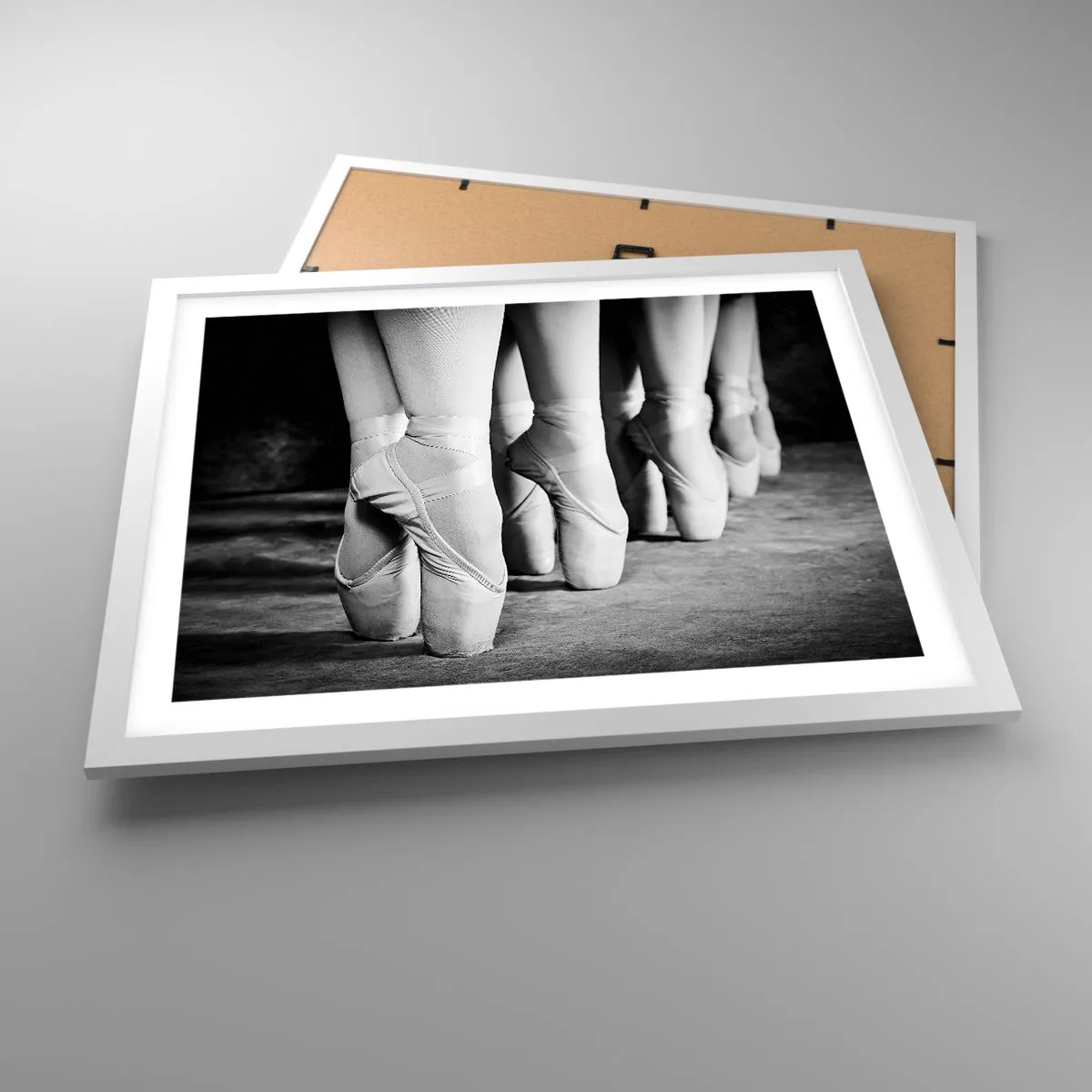 Affiche dans un cadre blanc - Poster - Ensemble, simple - 50x40 cm