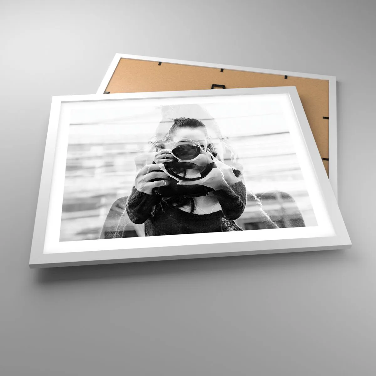 Poster in white frmae - Creator and the Creation - 50x40 cm