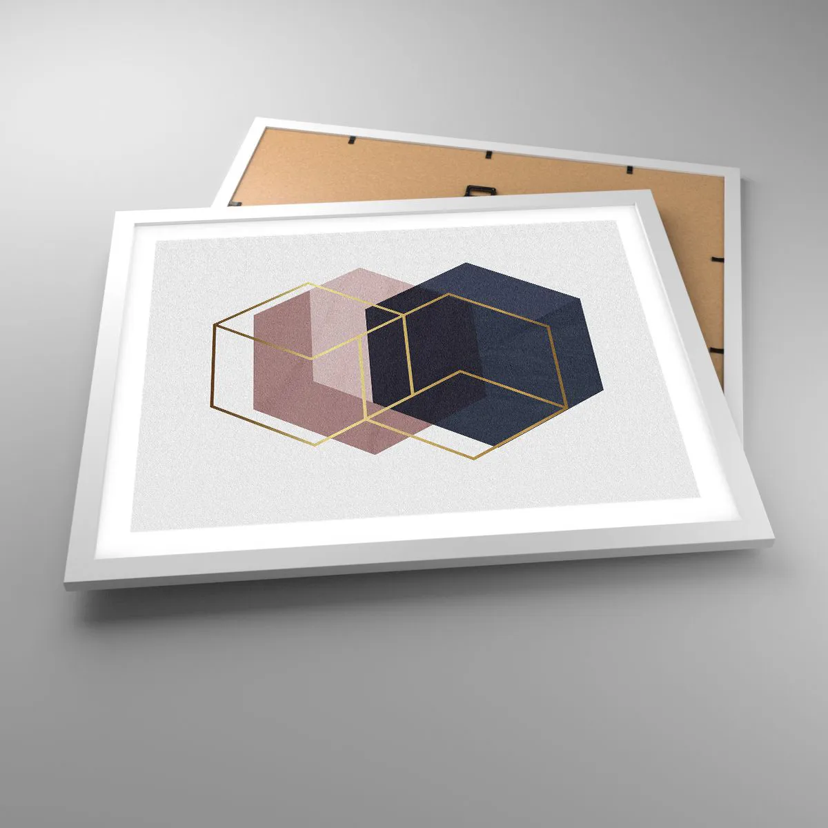 Poszter fekete keretben - Az egyszerűség ereje - 50x40 cm