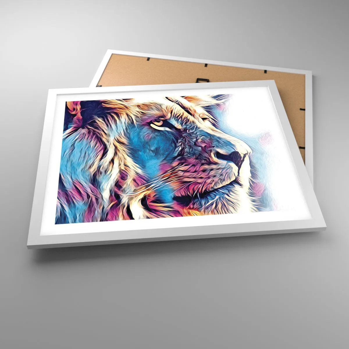 Plakat w białej ramie - Mądrość natury - 50x40 cm