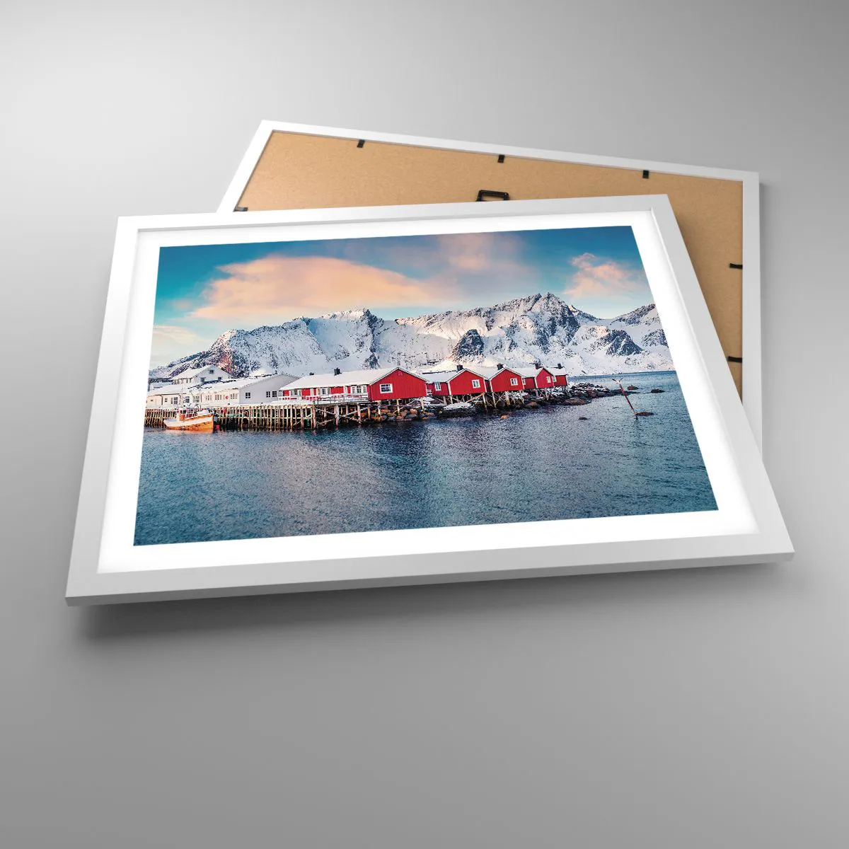 Poszter fekete keretben - Északi zug - 50x40 cm