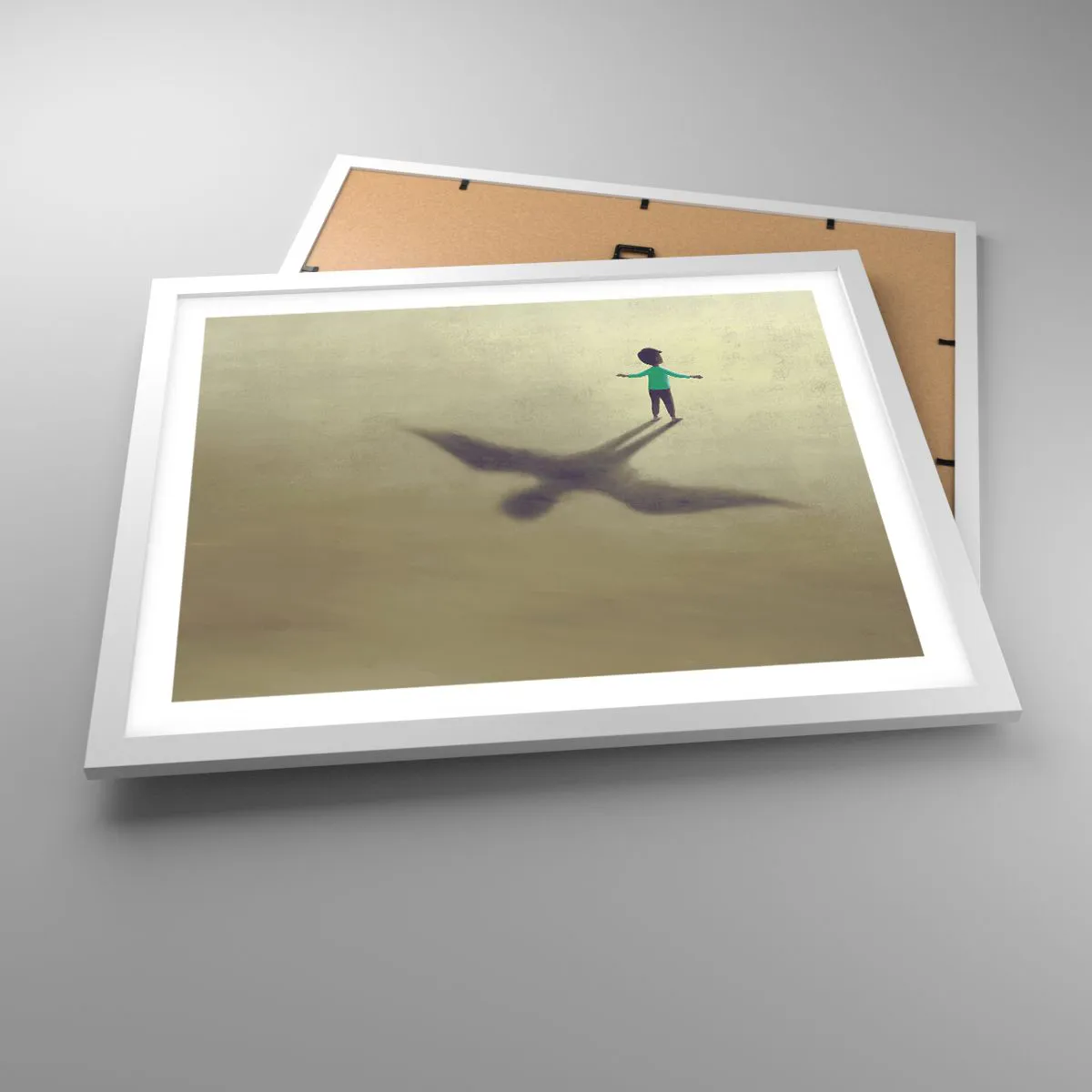 Poster in white frmae - Hero of the Future - 50x40 cm