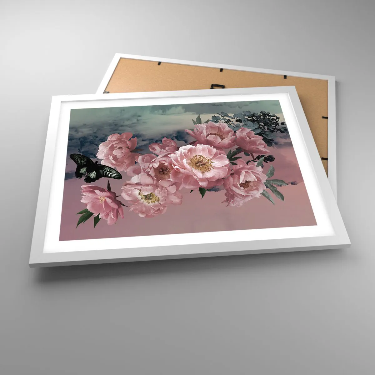 Pôster em moldura branca - O auge do romantismo - 50x40 cm