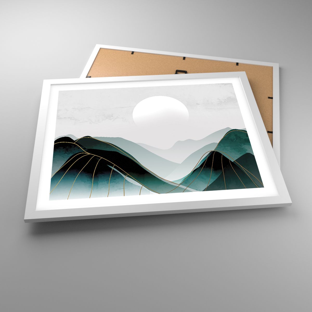 Poster Astrazione, Poster Paesaggio, Poster Arte, Poster Luna, Poster Montagne