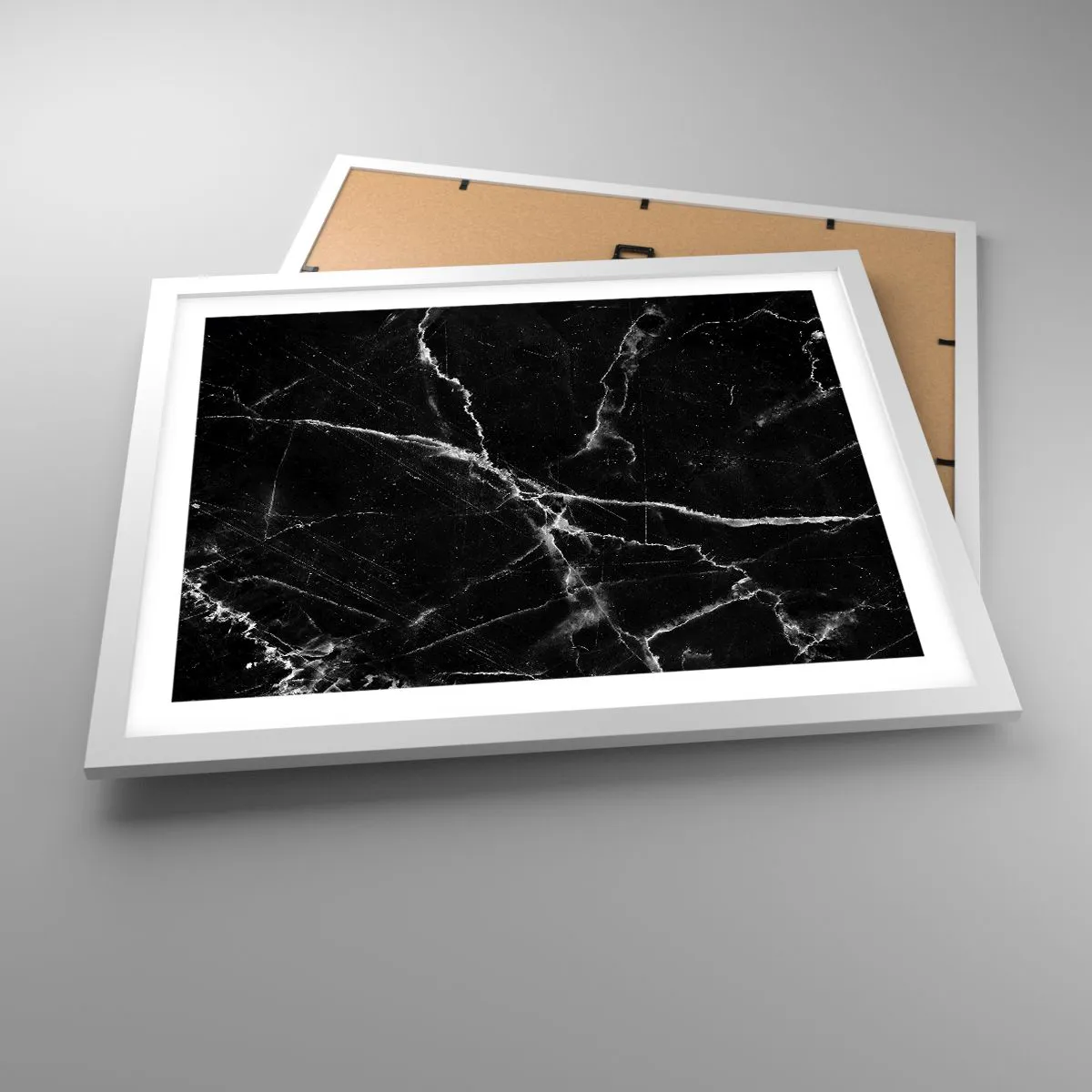 Poster in cornice bianca - La vita segreta delle pietre - 50x40 cm