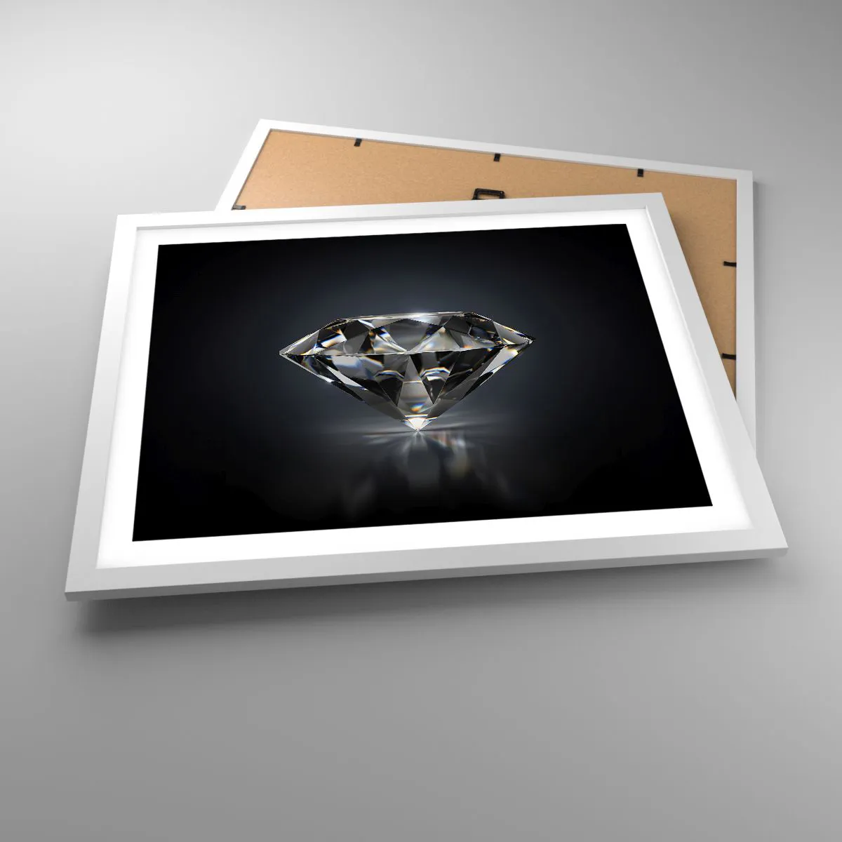 Plakát v bílém rámu - Best girls friend - 50x40 cm