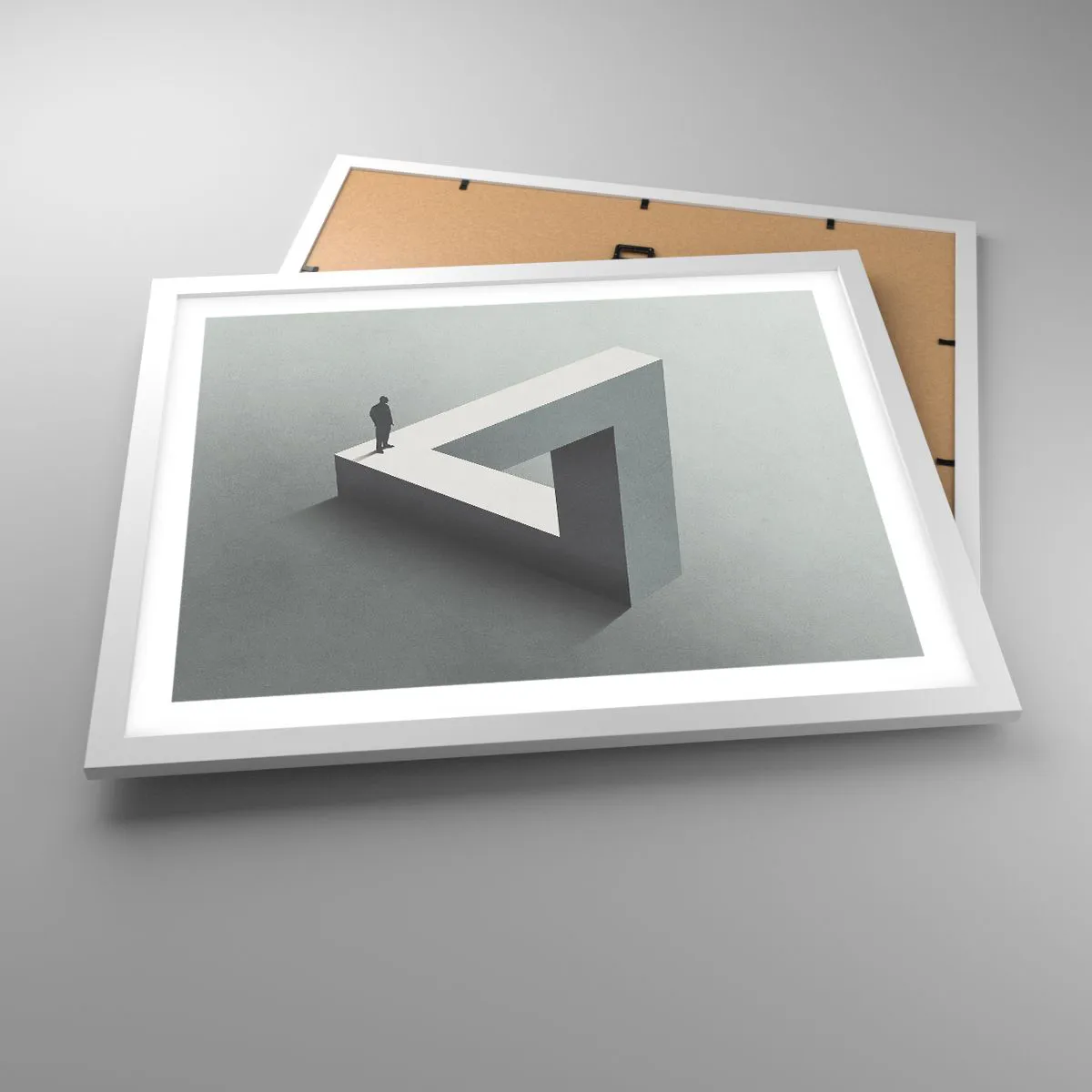 Plagát v bielom ráme - A predsa je to možné - 50x40 cm