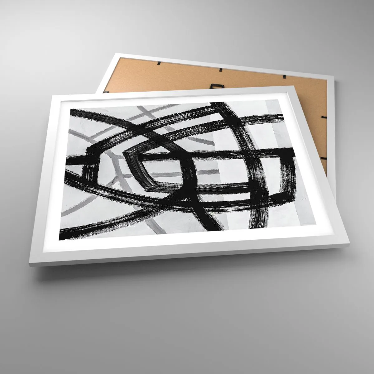 Poster in white frmae - Building Depth - 50x40 cm