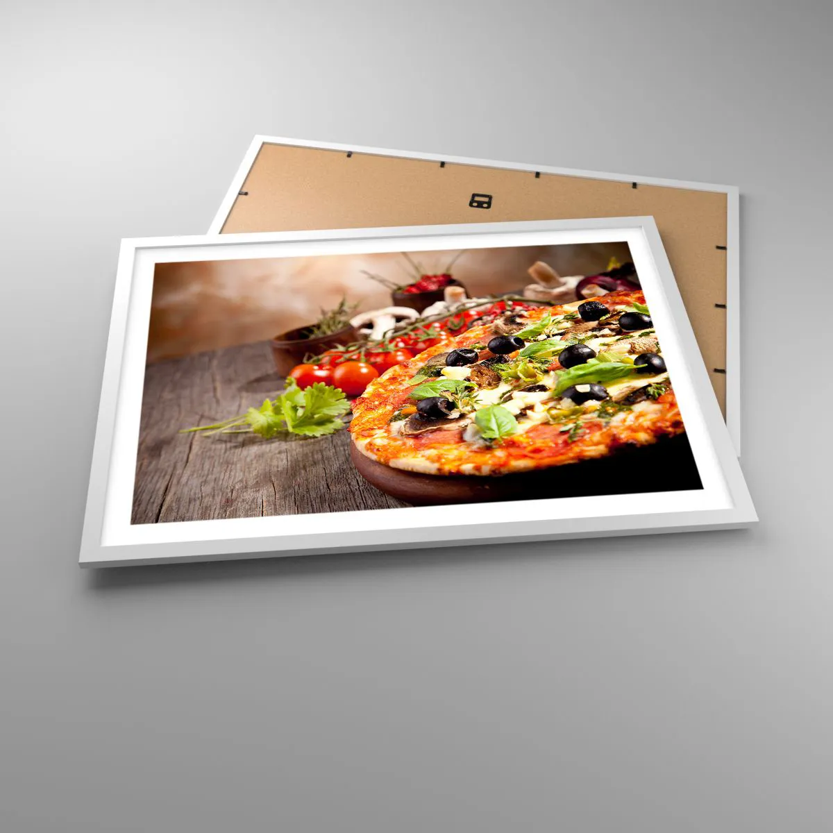 Plakát v bílém rámu - Z telurických složek - 70x50 cm