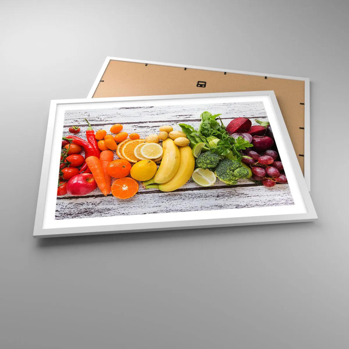 Affisch i vit ram - Räcker det inte? - 70x50 cm